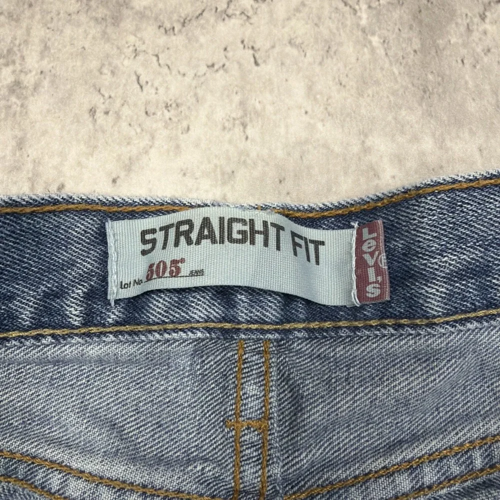 Vintage Levis 505 Jeans Mens 32x32 Blue Denim Regular Fit Straight Leg Y2K USA